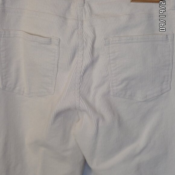 LRL Lauren Jeans Co Ralph Lauren Cream Corduroy Size 8 - Picture 14 of 15